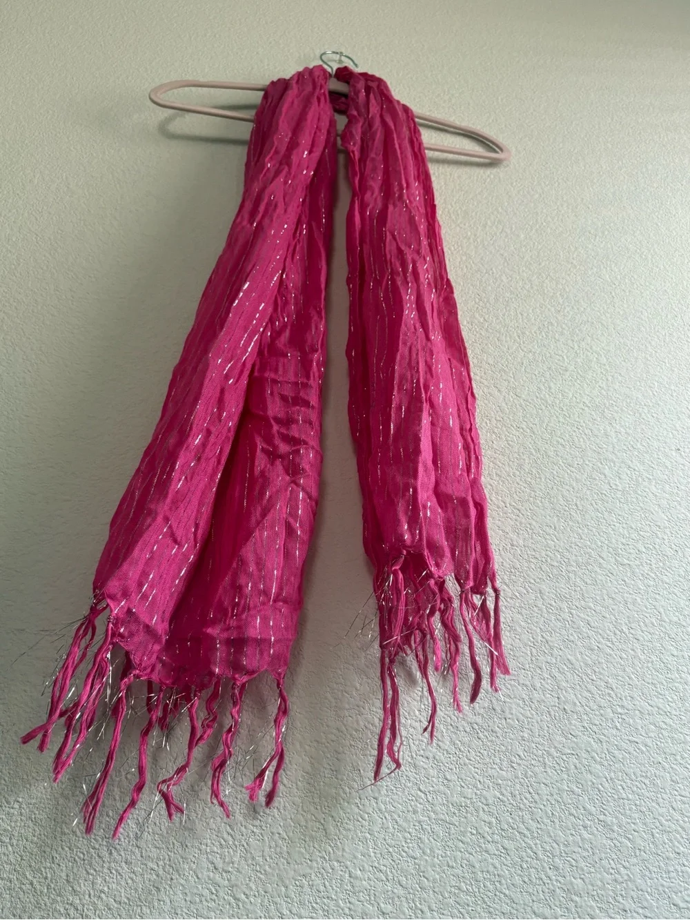 Set of 3 Scarves Pinks, Metallics, Purples, Plum